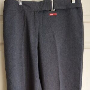 New York & Company Gray buckle trousers city Stretch